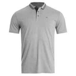 Calvin Klein Madison Tech Polo Shirt -Golf Pro Deals Store C9306SILVER4 510x510 1