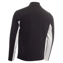 Calvin Klein Embossed Half Zip 18 Calvin Klein Embossed Half Zip -Golf Pro Deals Store C9500BLK WHT6 510x510 1