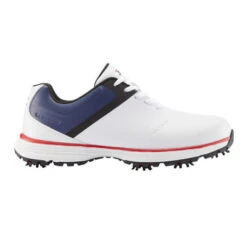 Stuburt PCT II DRI-Back Waterproof Spiked Golf Shoes -Golf Pro Deals Store SBSHU1125 PCT II WHITE NAVY 510x510 1