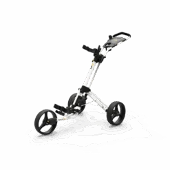 PowaKaddy Twinline 5 Push Golf Trolley -Golf Pro Deals Store TL5 YELLOW WHITE ANGLED SIDE 1 510x510 1