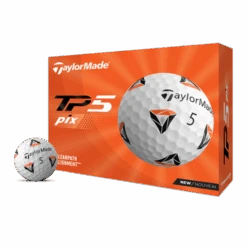 TaylorMade TP5 Pix 2.0 Golf Balls -Golf Pro Deals Store TM21BAL TA471 N7604301 TP5 pix WHT GLB dz Lid Ball v3 510x510 1