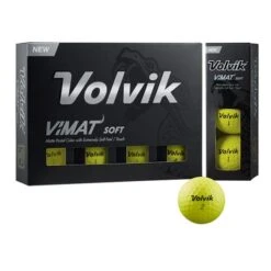 Volvik VIMAT Dozen Golf Balls Yellow