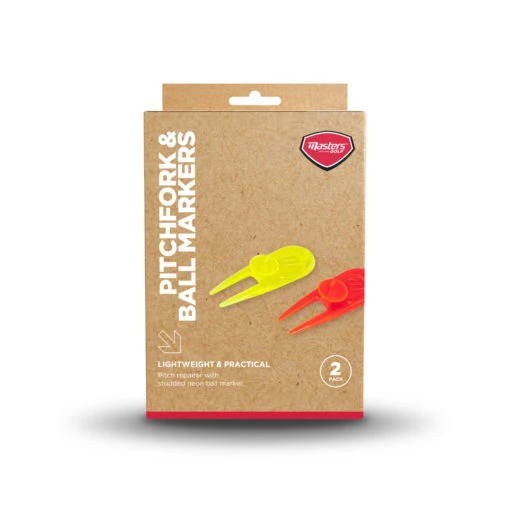 Masters Neon PitchFork & Ball Markers X 2 2 Masters Neon PitchFork & Ball Markers X 2 - Image 2